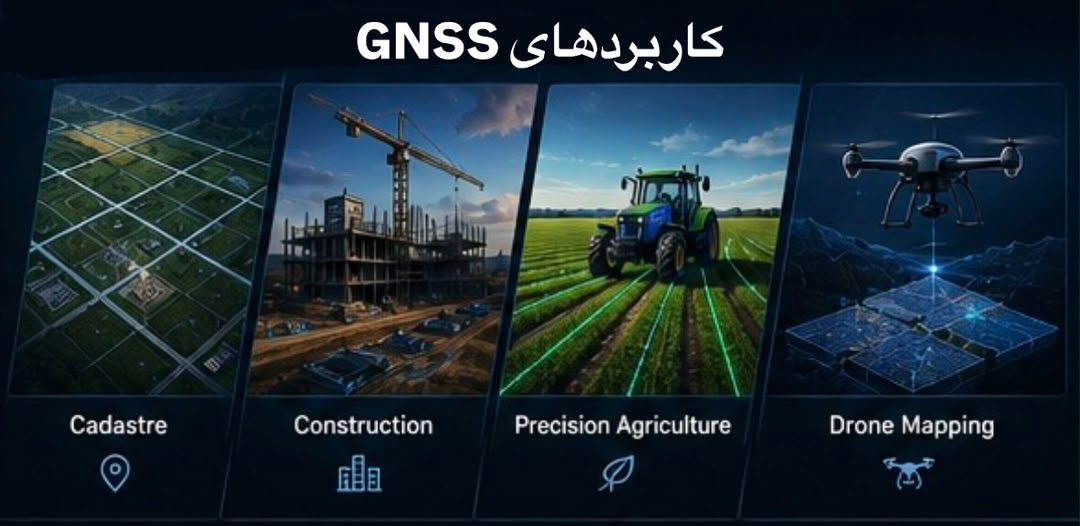 کاربردهای گیرندهGNSS در صنعت