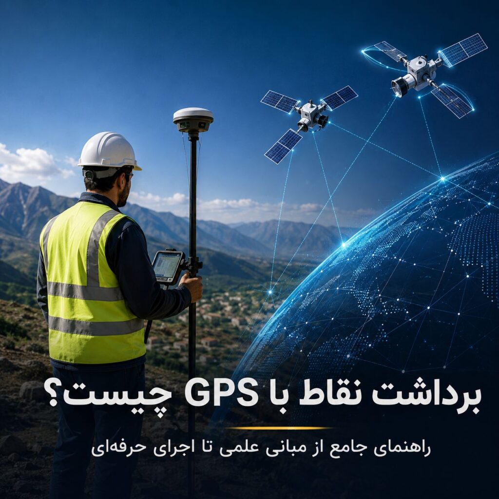 برداشت نقاط با GPS